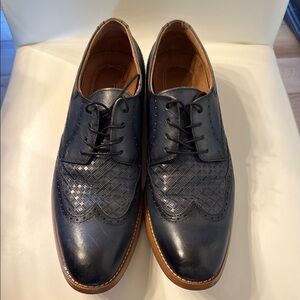 Stacy Adams Blue and Brown Leather Oxfords
